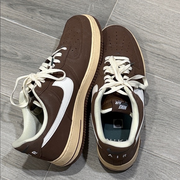 Nike Air Force 1 '07 in the Cacao Wow Sail and Coconut Milk Size 10